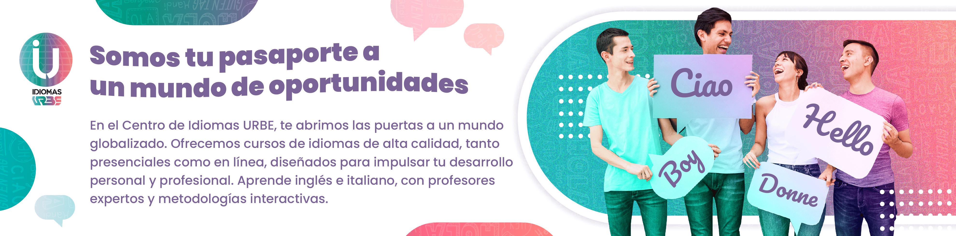 Banner del Centro de Idiomas